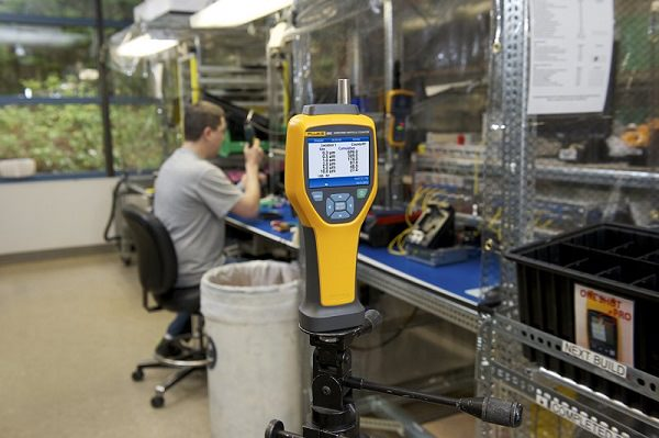 Ghi kết quả đo độ bụi trong không khí