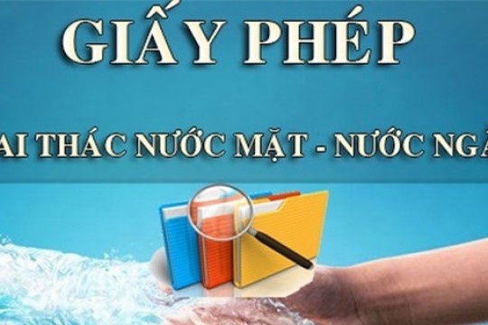 Khái niệm và các quy định về giấy phép khai thác nước ngầm